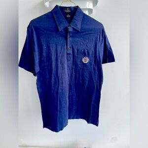 Vintage Blue Countess Mara 60's Polo Shirt